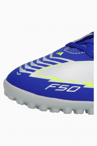 Сороконіжки adidas F50 Club Messi TF - срібло