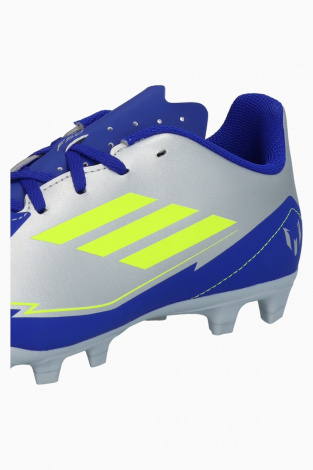 Детские бутсы adidas F50 Club Messi FG/MG Junior - Серебряный