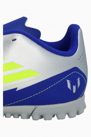Дитячі сороконіжки adidas F50 Club Messi TF Junior - срібло