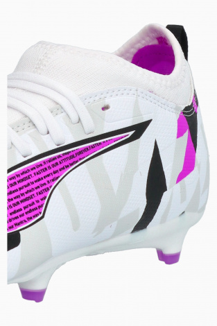 Дитячі бутси Puma Ultra 5 Match Forever FG/AG Junior - Білий