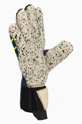Дитячі воротарські рукавички Uhlsport Prediction Supergrip+ Finger Surround Junior - темно-синій