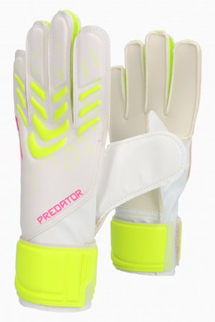 Детские вратарские перчатки adidas Predator Training Junior - белый