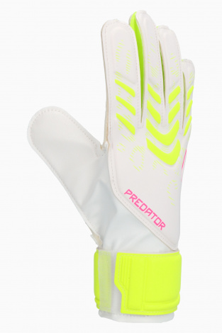 Детские вратарские перчатки adidas Predator Training Junior - белый