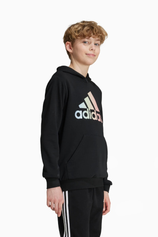 Дитяча кофта adidas Metallic Print Junior - чорний