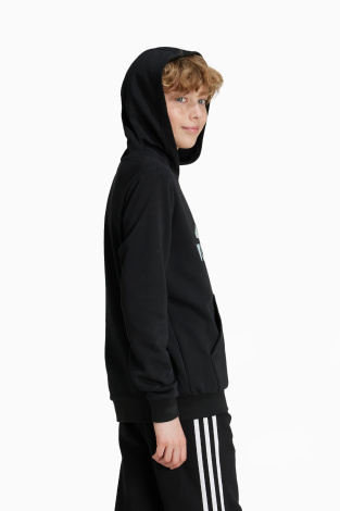 Дитяча кофта adidas Metallic Print Junior - чорний