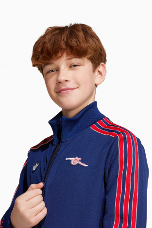 Дитяча кофта adidas Arsenal FC 24/25 Terrace Icons Full-Zip Junior - темно-синій