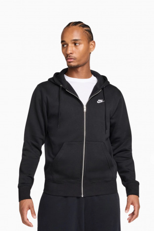 Кофта Nike Club Full-Zip - черный