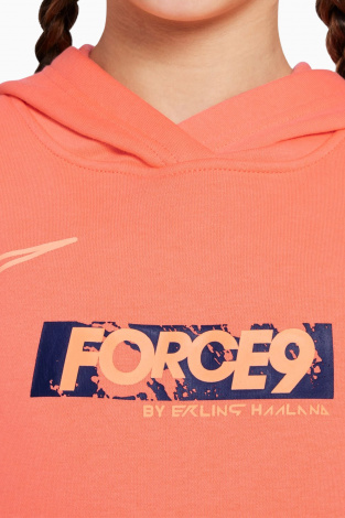 Детская кофта Nike Erling Haaland Club Fleece Junior - апельсин