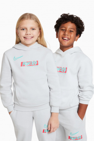 Дитяча кофта Nike Erling Haaland Club Fleece Junior - Сірий