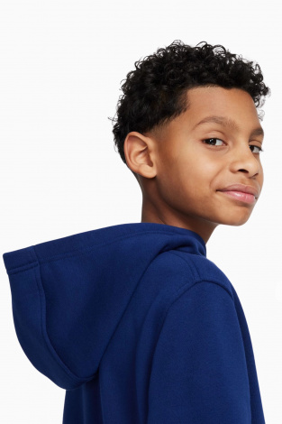 Детская кофта Nike Erling Haaland Club Fleece Junior - темно-синий