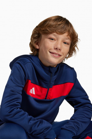 Дитяча кофта adidas Tiro 25 Essentials Sweat Junior - темно-синій