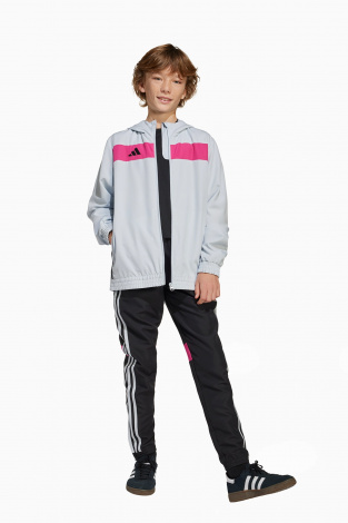 Детская кофта adidas Tiro 25 Essentials Woven Junior - серый