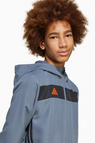Детская кофта adidas Tiro 25 Essentials Woven Junior - серый