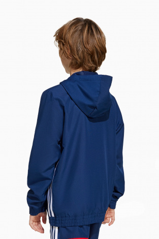 Дитяча кофта adidas Tiro 25 Essentials Woven Junior - темно-синій