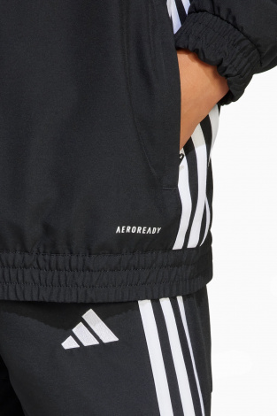 Дитяча кофта adidas Tiro 25 Essentials Woven Junior - чорний