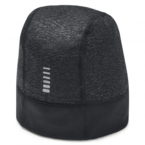 Шапка Ua Storm Run Beanie Black // Silver Черный Жен Uni