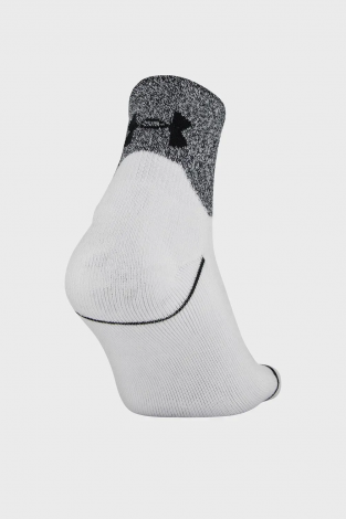 Шкарпетки Under Armour MEN'S PHENOM QTR біло-чорно-червоні (3 пари) 1329352-600