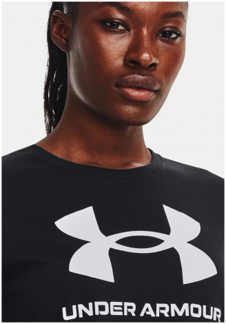 Футболка Ua W Sportstyle Logo Ss Черный Жен Md