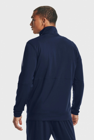 Кофта Ua Pique Track Jacket 1366202-408 Under Armour S Темно-Синій