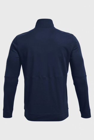 Кофта Ua Pique Track Jacket 1366202-408 Under Armour S Темно-Синій