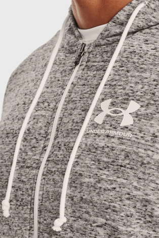 Толстовка Ua Rival Terry Lc Fz 1370409-112 Under Armour M Сірий