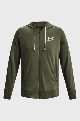 Толстовка Ua Rival Terry Lc Fz 1370409-390 Under Armour S Хакі