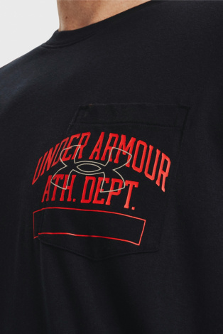 Футболка Ua Athletic Dept Pocket Tee 1370979-001 Under Armour L Черный