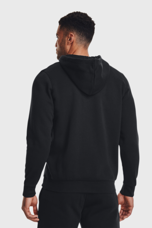 Худі Ua Essential Fleece Fz Hood 1373881-001 Under Armour M Чорний