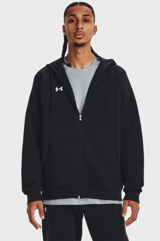Толстовка Under Armour RIVAL FLEECE черная 1379767-001