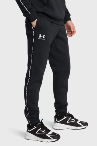 Штаны Спортивные Ua Icon Fleece Jgr Taping 1389358-001 Under Armour Xl Черный