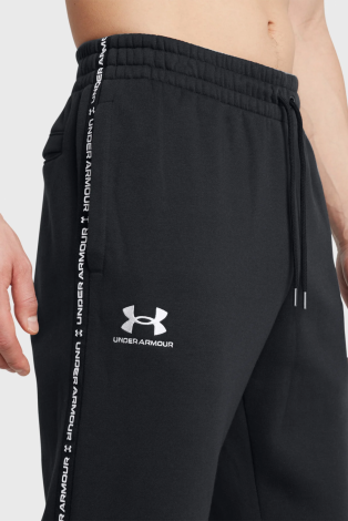 Штаны Спортивные Ua Icon Fleece Jgr Taping 1389358-001 Under Armour Xl Черный