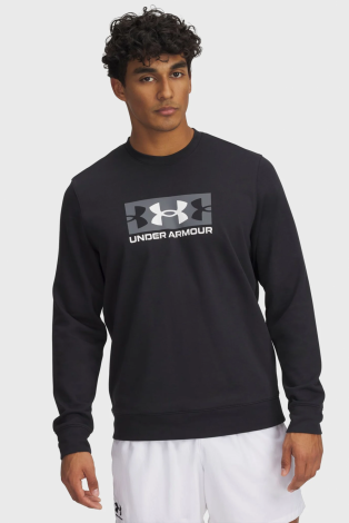 Свитшот Ua Rival Terry Logo Crew 1390140-001 Under Armour L Черный