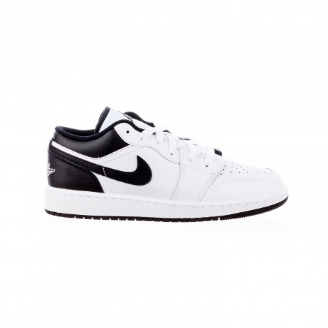 Кросівки підліткові Nike AIR JORDAN 1 LOW (GS) біло-чорні 553560-132