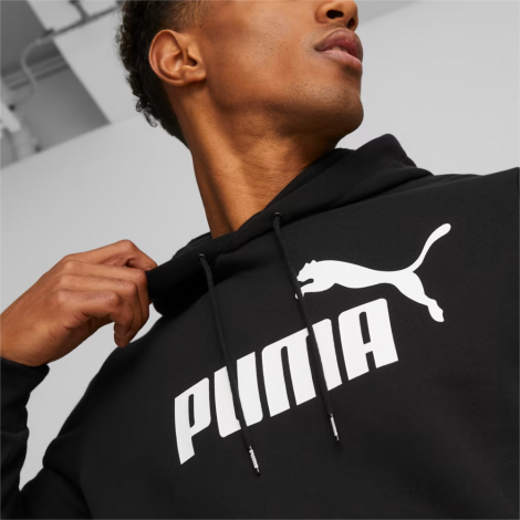 Толстовка Ess Big Logo Hoodie 58668601 Puma S Черный