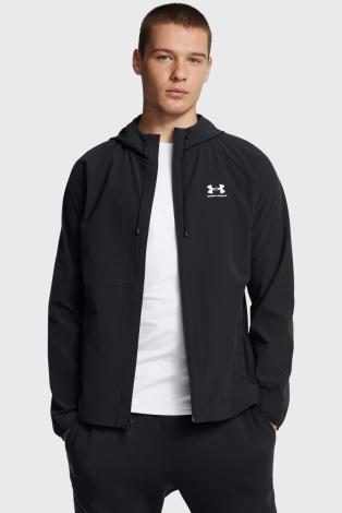 Куртка Ua Vibe Woven Jacket 6003001-001 Under Armour L Чорний