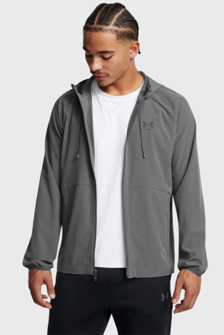 Куртка Ua Vibe Woven Jacket 6003001-025 Under Armour L Сірий