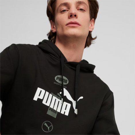 Світшот Puma Power Graphic Hoodie 68174101 Puma S Чорний