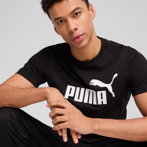Футболка Ess No. 1 Logo Tee 68253201 Puma 3Xl Черный