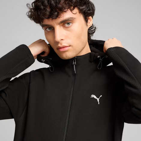 Толстовка Evostripe Full-Zip Hoodie 68461301 Puma L Черный