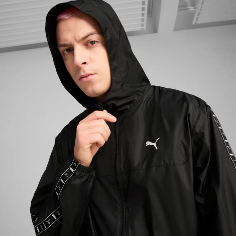 Вітровка Ess Tape Windbreaker 68462901 Puma L Чорний