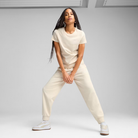 Футболка Script Tee 68498287 Puma L Бежевый