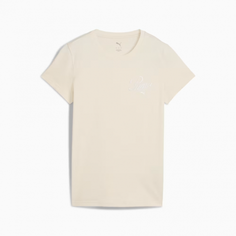 Футболка Script Tee 68498287 Puma L Бежевый