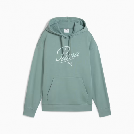 Толстовка Script Comfort Hoodie 68498330 Puma L Зелений