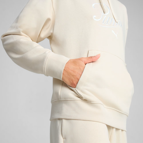 Толстовка Script Comfort Hoodie 68498387 Puma L Бежевый
