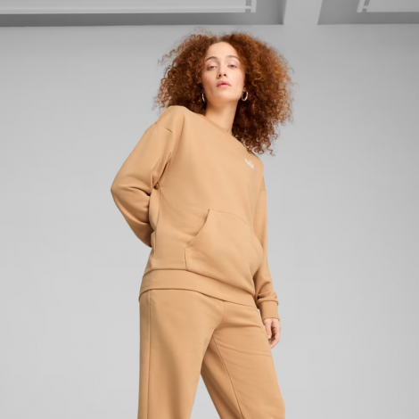 Спортивний костюм жіночий Puma RELAXED TR CL світло-коричневий 68507463