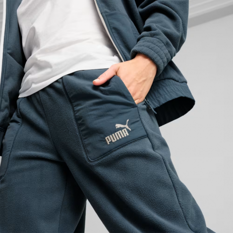 Брюки Спортивные Ess Elevated Pants 68531725 Puma L Темно-Серый