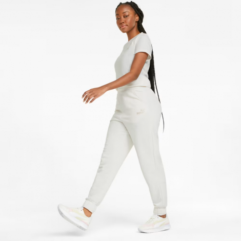 Брюки Спортивные Ess+ Embroidery Pants 84709399 Puma L Белый