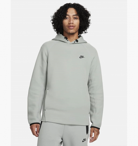 Худі Nike Tech Fleece (Сіро-Зелений)
