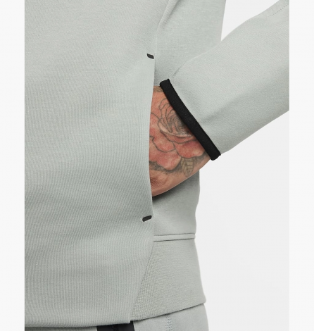 Худі Nike Tech Fleece (Сіро-Зелений)