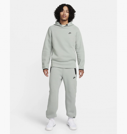 Худі Nike Tech Fleece (Сіро-Зелений)